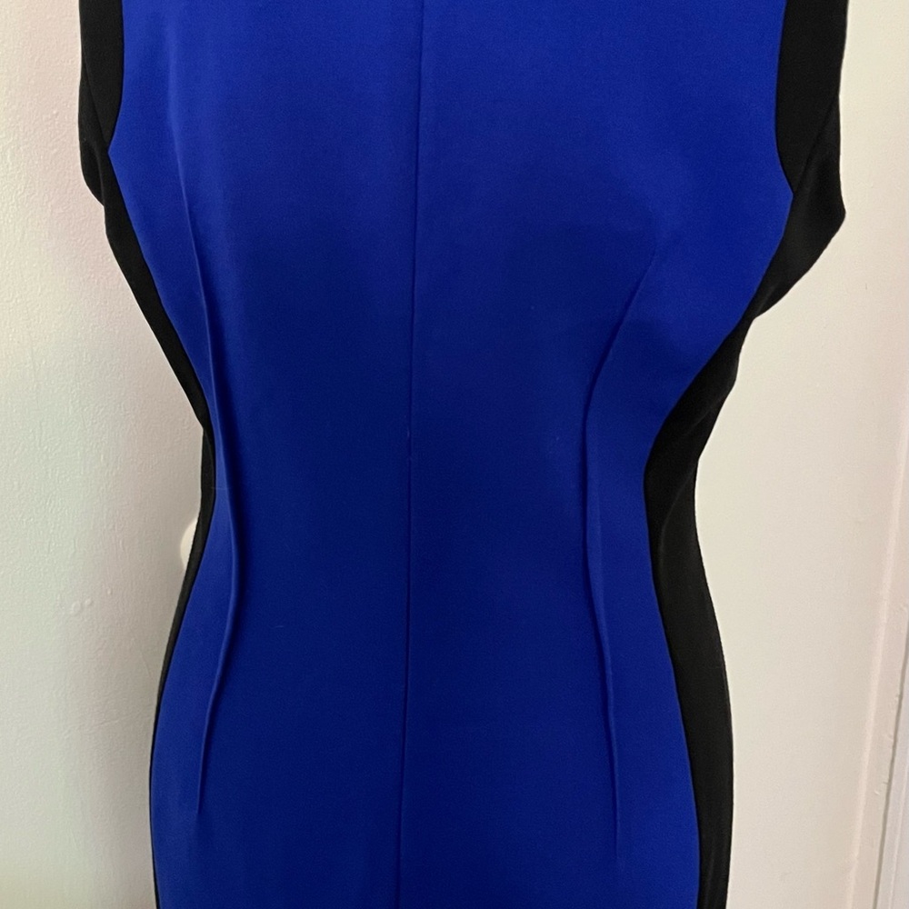 Calvin Klein Midi Dress size 10 Like New Royal Blue - Picture 12 of 14